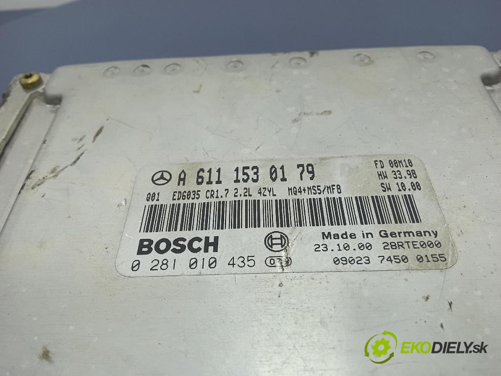 Mercedes-benz Vito 2000 řídící jednotka Motor: A6111530179