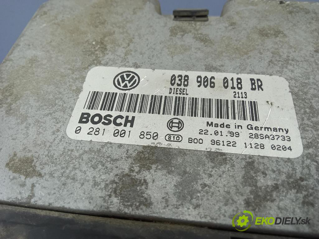 Skoda Octavia 1.9 tdi 1999 riadiaca jednotka Motor: 038906018BR