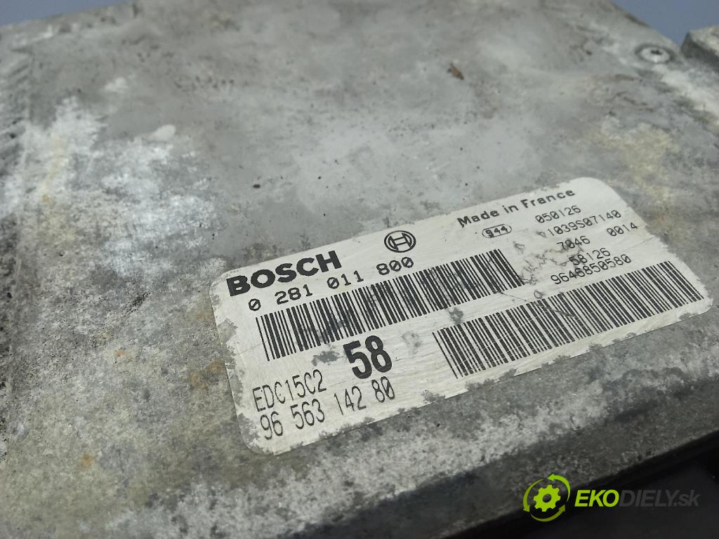 Citroen C8 2005 riadiaca jednotka Motor: 9656314280