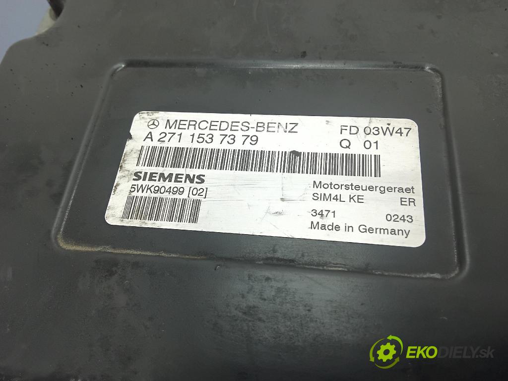 Mercedes-benz C 200 kompressor 2004 řídící jednotka Motor: A2711537379