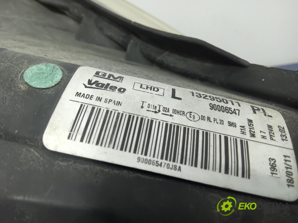 Opel Corsa 2011 světlo Levý: 13295011