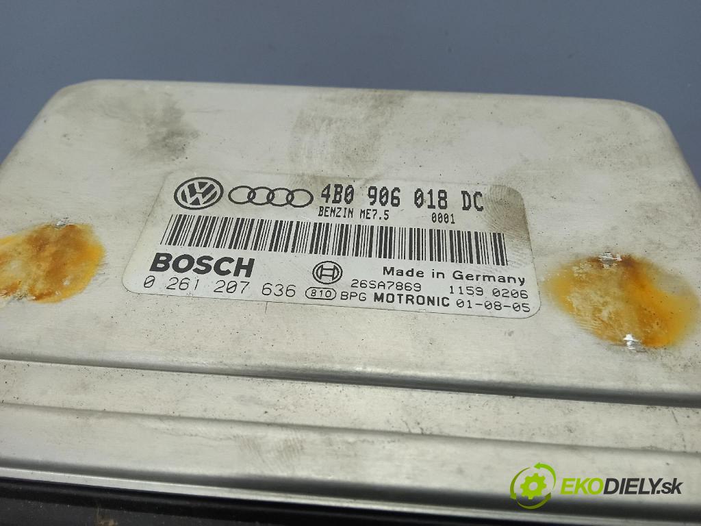 Volkswagen Passat 2001 riadiaca jednotka Motor: 4B0906018DC