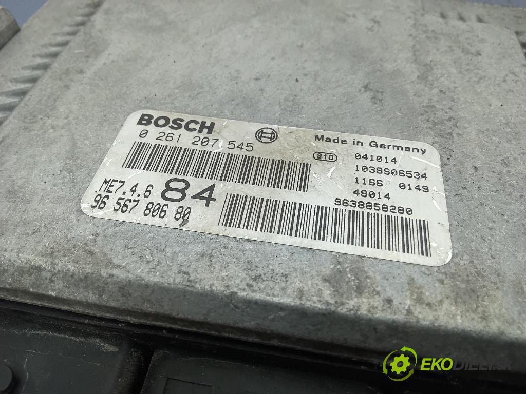 Citroen C8 2005 riadiaca jednotka Motor: 0261207545