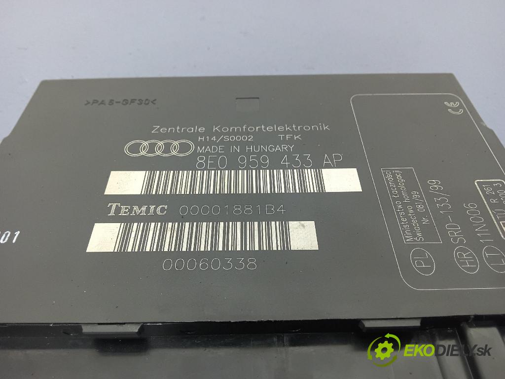 Audi A4 2001 riadiaca jednotka Komfortu 8E0959433AP