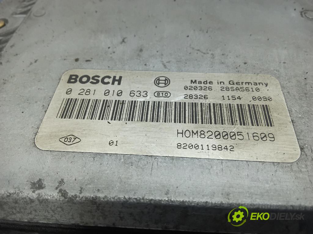 Opel Vivaro 0 riadiaca jednotka Motor: 0281010633