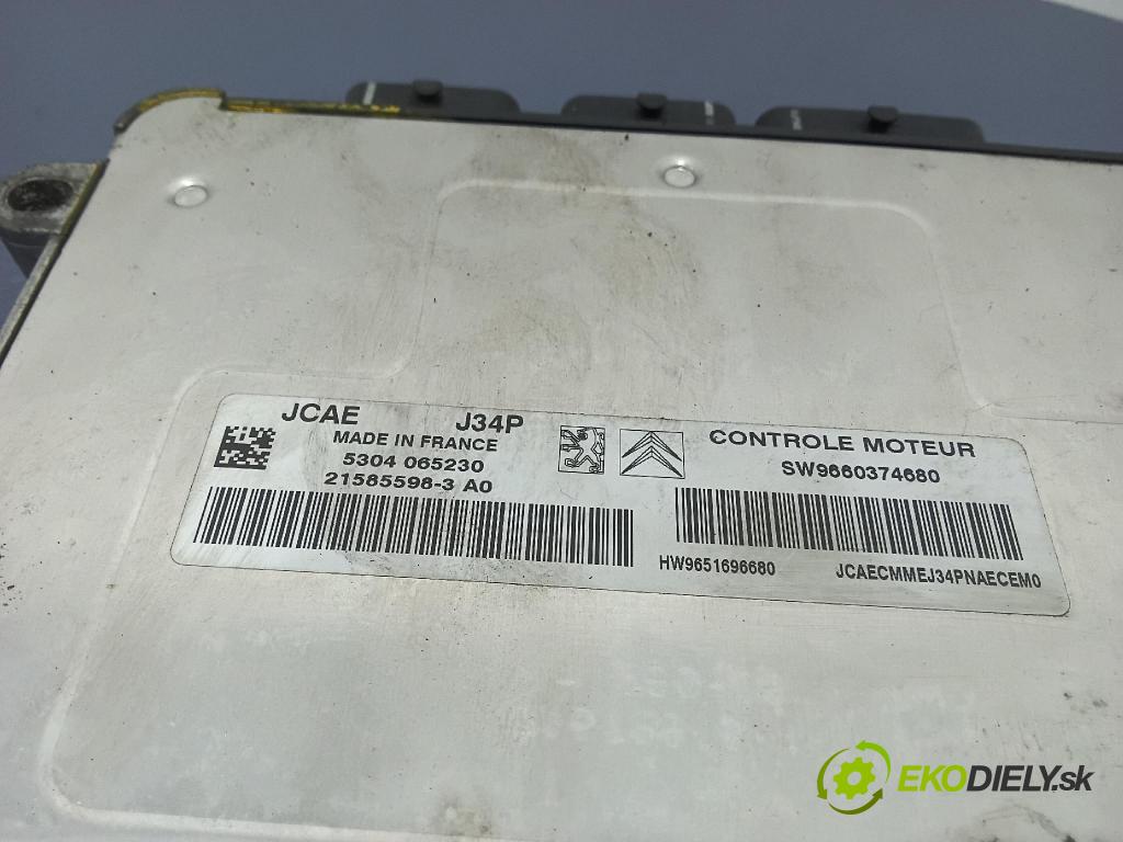 Citroen C3 2005 riadiaca jednotka Motor: 9660374680