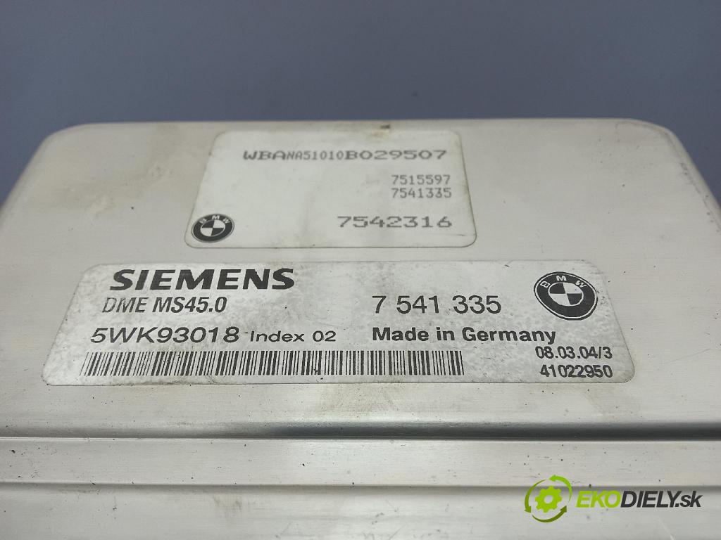 Bmw 525i 2004 řídící jednotka Motor: 7541335