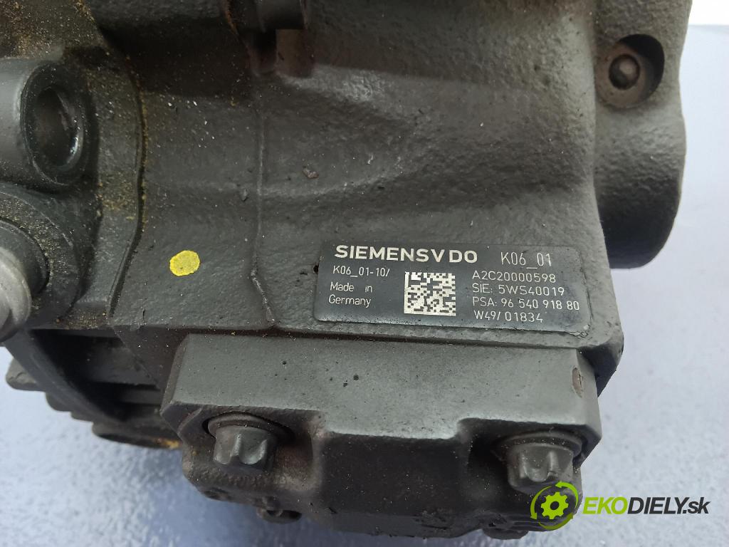 Citroen C5 0 čerpadlo Injekcia: 9654091880