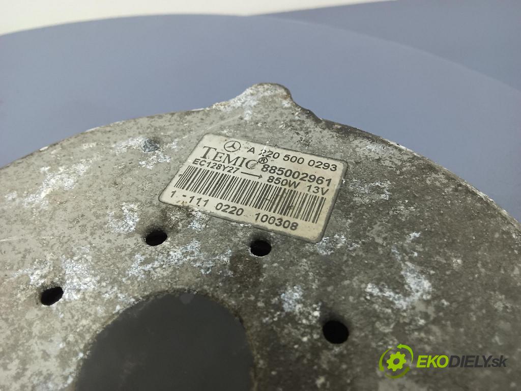 Mercedes-benz Ml 320 2008 Ventilátor Chladič: A2205000293
