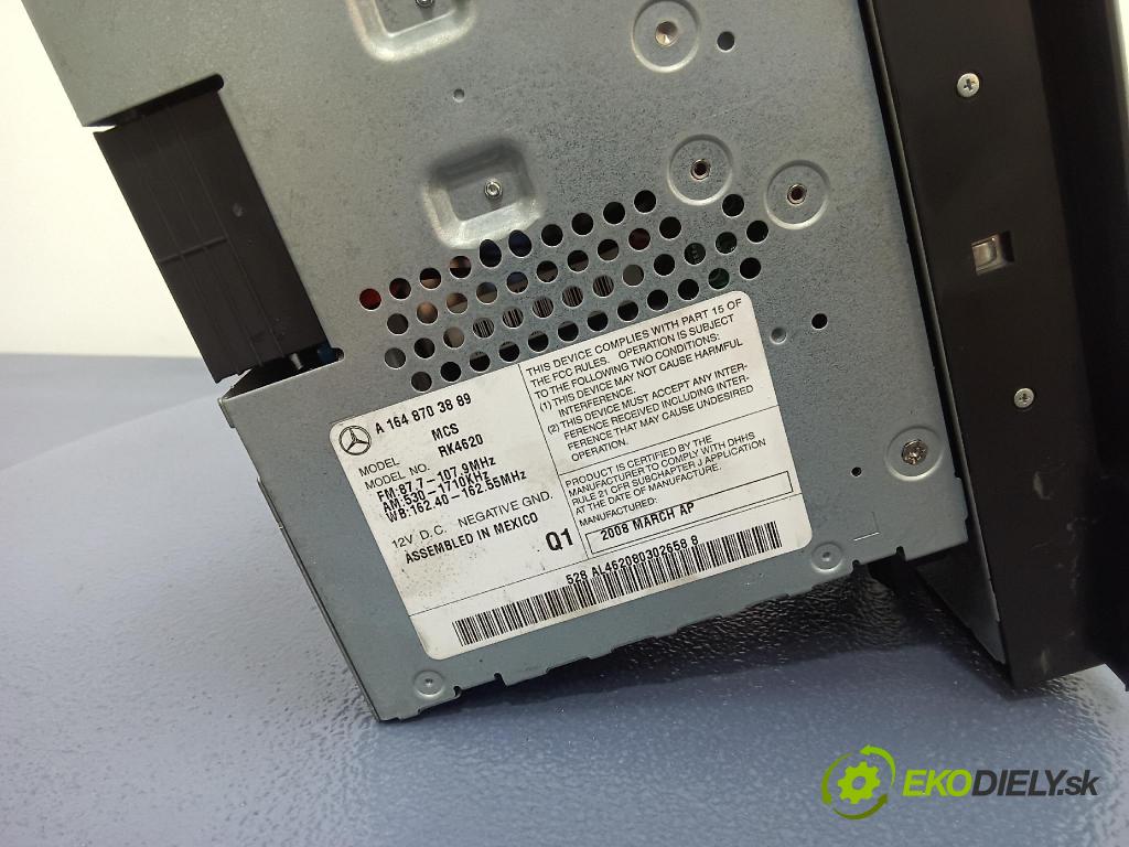 Mercedes-benz Ml 320 2008 Radio I Navigácia: A1648703889