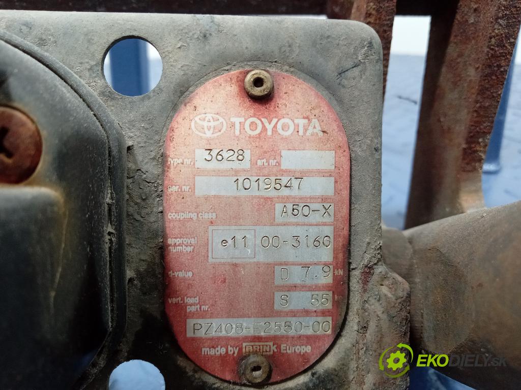 Toyota Corolla 2002 Hák: Do Prívesy: PZ408-E2550-00