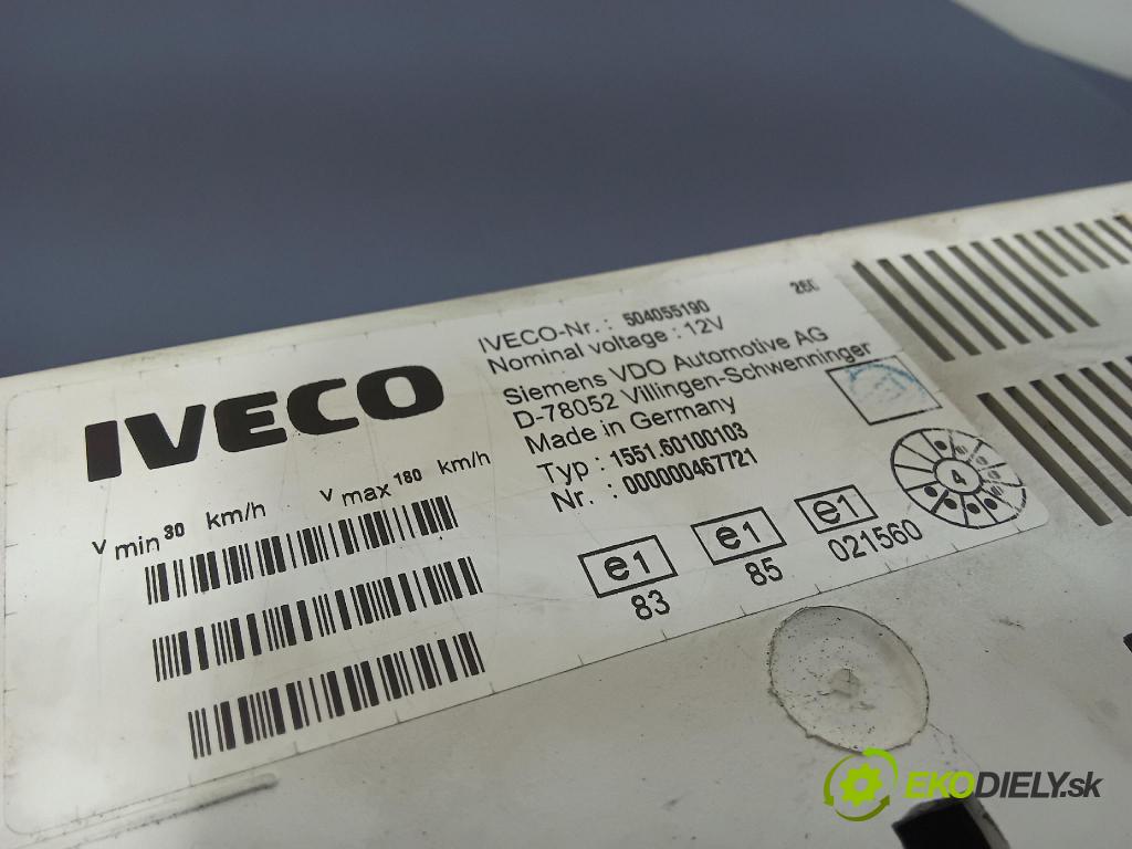 Iveco Daily 2004 prístrojovka/ budíky 504055190