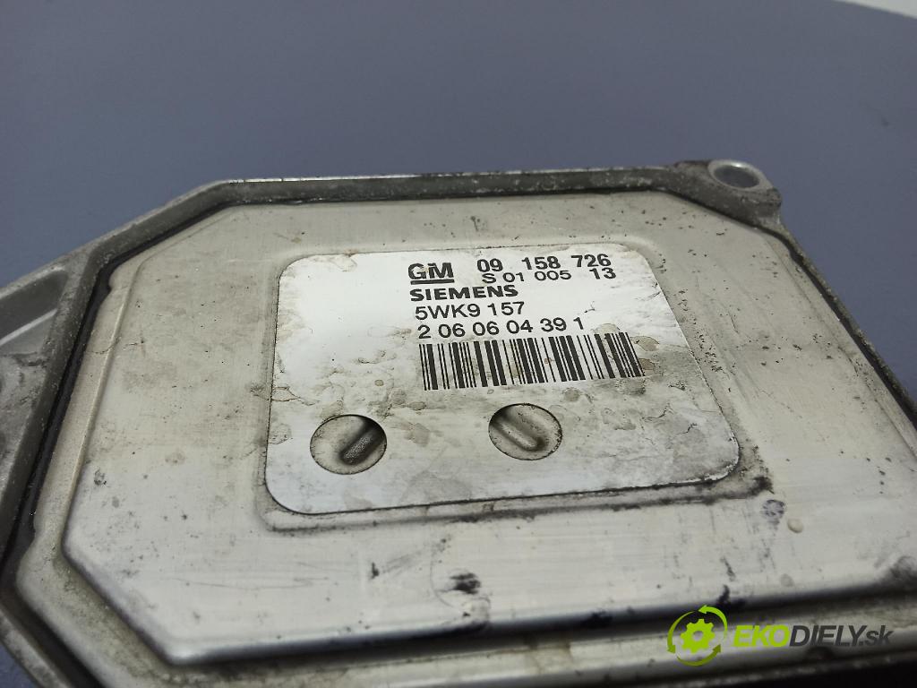 Opel Zafira 2003 riadiaca jednotka Motor: 09158726
