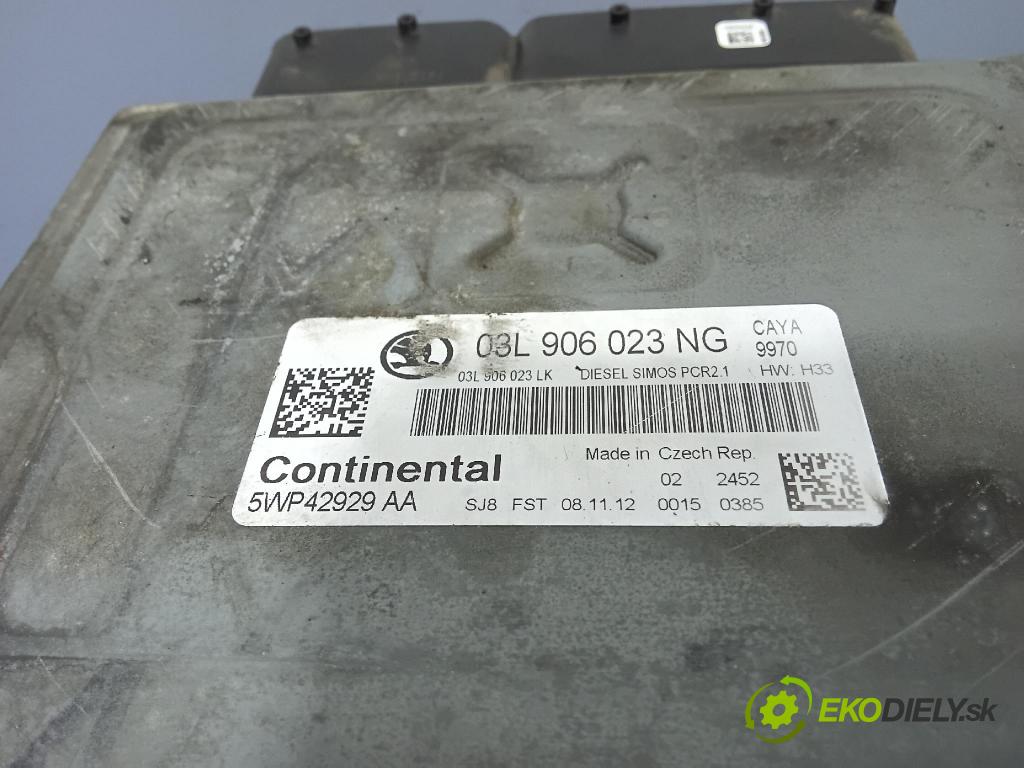 Skoda Fabia 2012 řídící jednotka Motor: 03L906023NG
