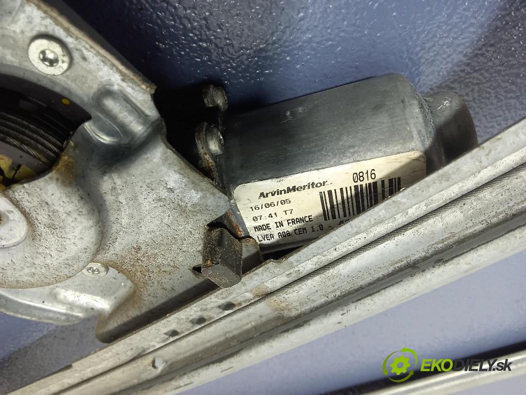 Peugeot 1007 2005 mechanizmus okna Okná: Predné Vľavo: 118355