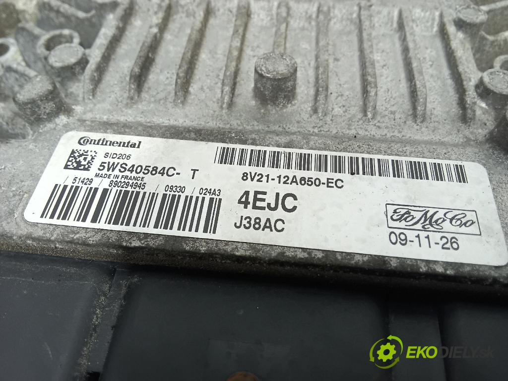 Ford Fiesta 2010 riadiaca jednotka Motor: 8V21-12A650-EC
