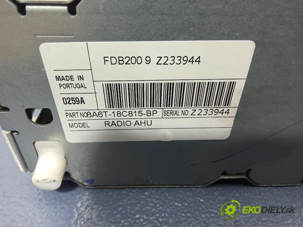 Ford Fiesta 2010 Radio I Navigácia: 8A6T-18C815-BP