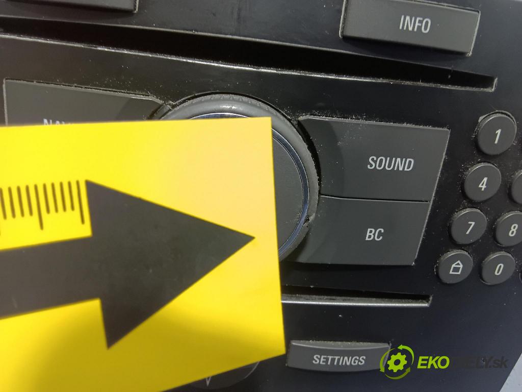 Opel Zafira 2007 Radio I Navigácia: 13111166