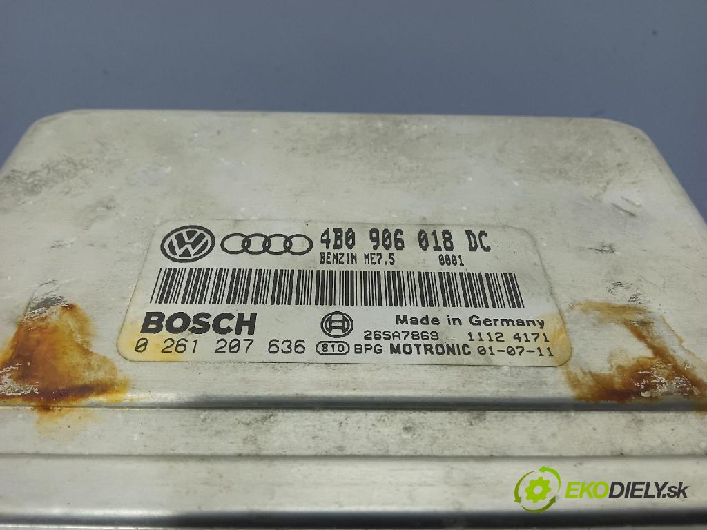 Volkswagen Passat 0 riadiaca jednotka Motor: 4B0906018DC