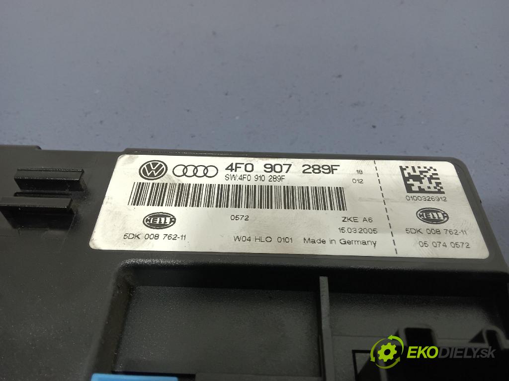 Audi A6 2005 řídící jednotka Komfortu 4F0907289F