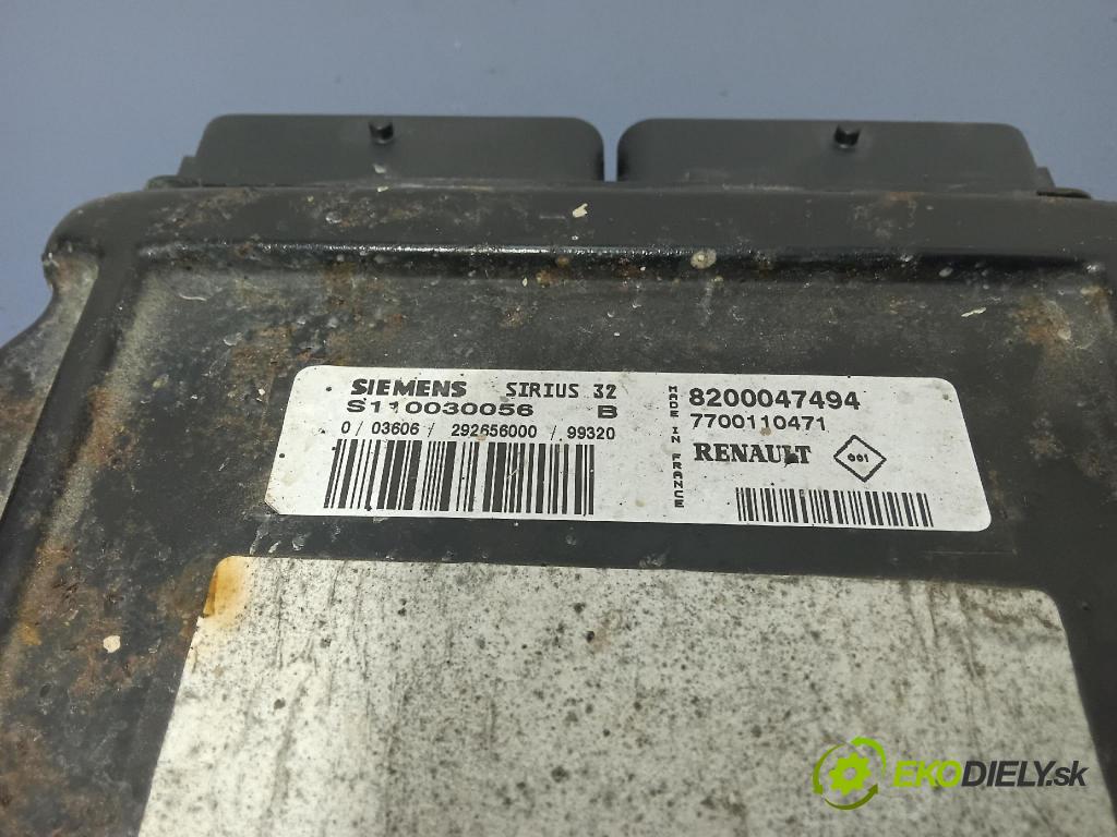 Renault Megane scenic 2000 riadiaca jednotka Motor: 8200047494