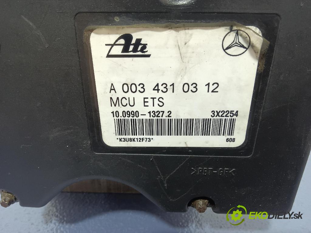 Mercedes-benz Clk 200 1998 čerpadlo ABS x A0034310312