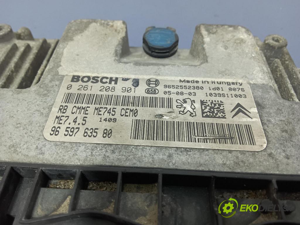 Peugeot 206 2005 riadiaca jednotka Motor: 9659763580