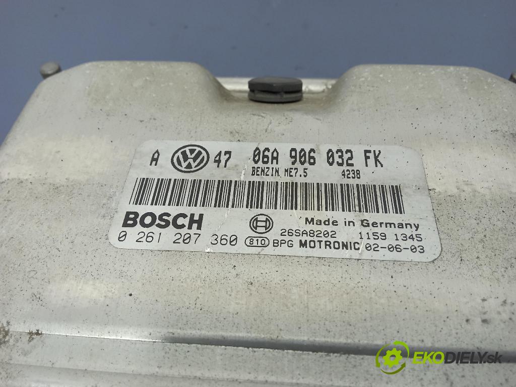 Volkswagen Bora 2001 riadiaca jednotka Motor: 06A906032FK
