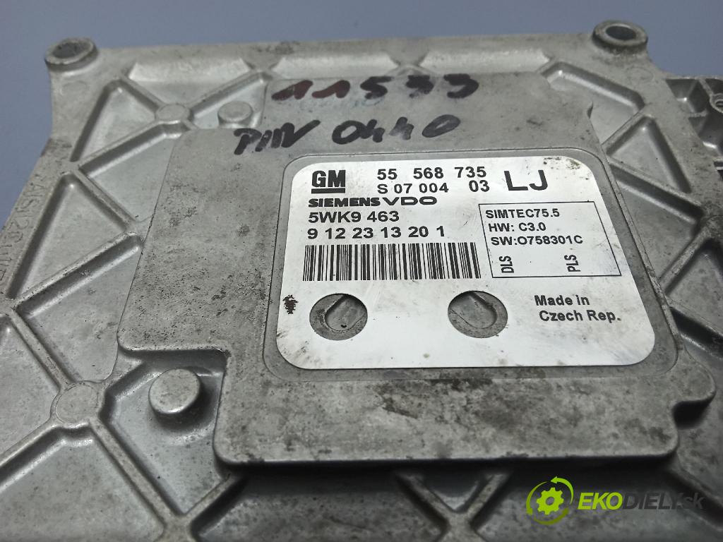 Opel Astra 2008 riadiaca jednotka Motor: 55568735