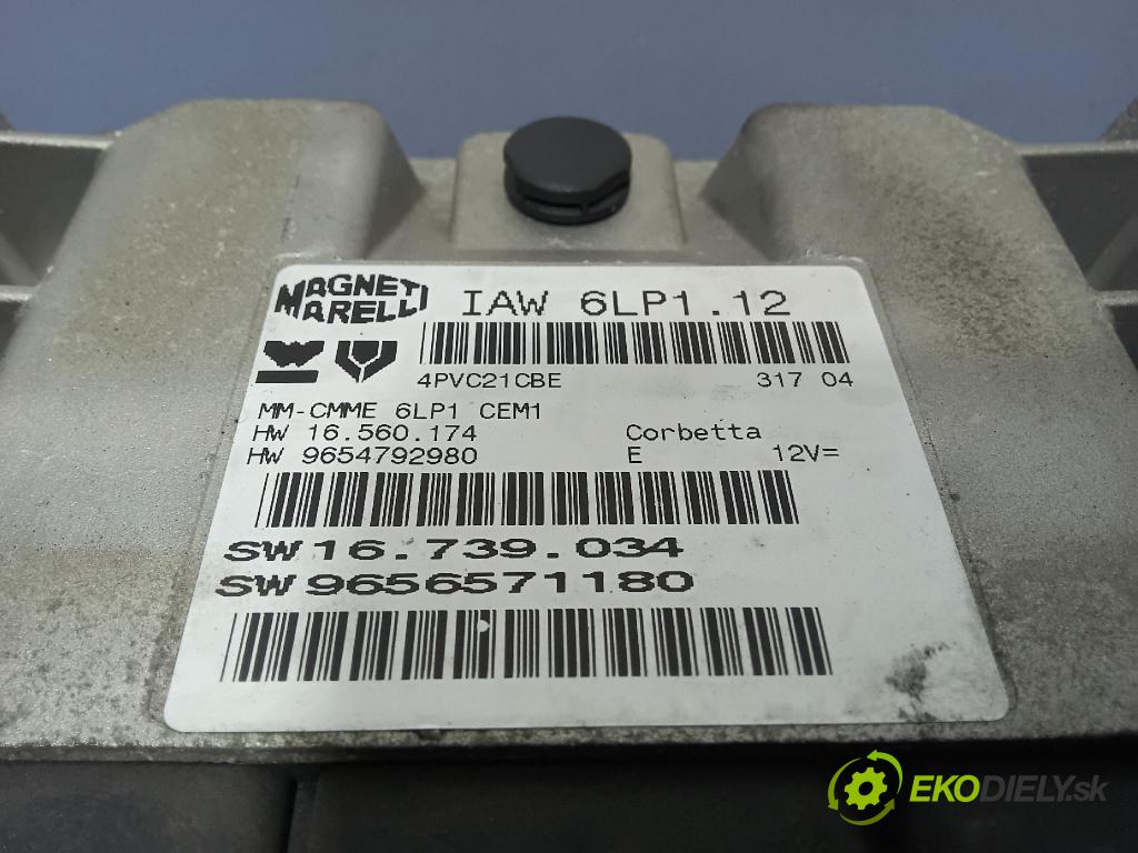 Peugeot 407 2005 riadiaca jednotka Motor: 9656571180