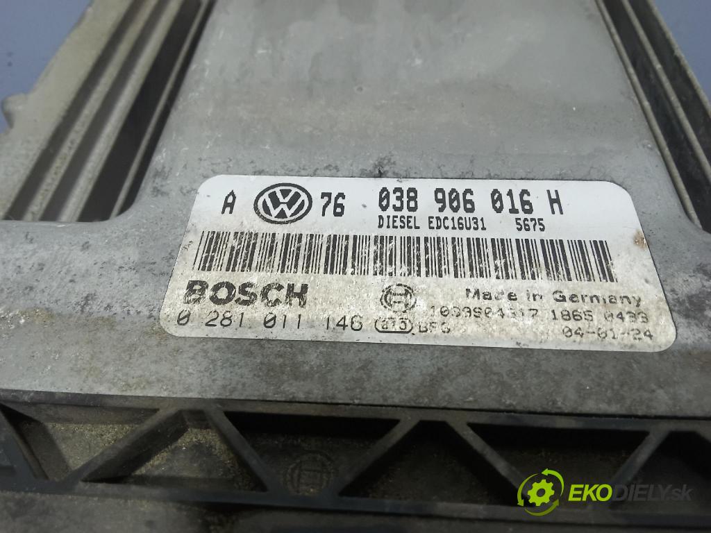 Volkswagen Jetta 2004 řídící jednotka Motor: 038906016H