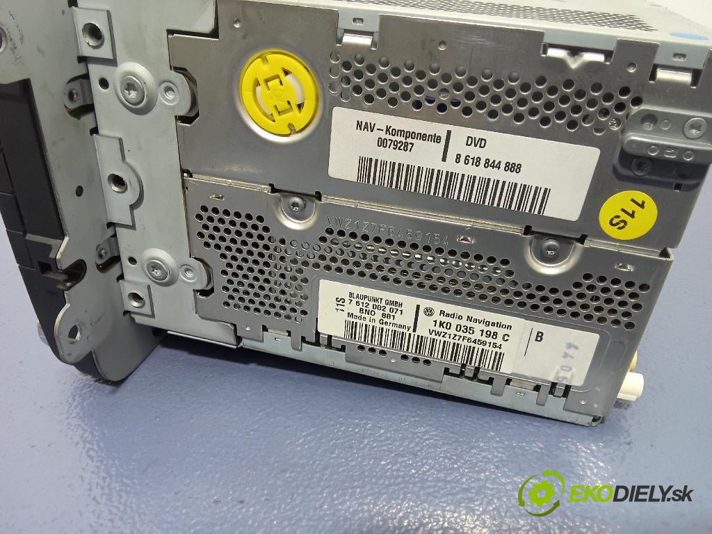 Volkswagen Passat 2006 Radio I Navigace: 1K0035198C