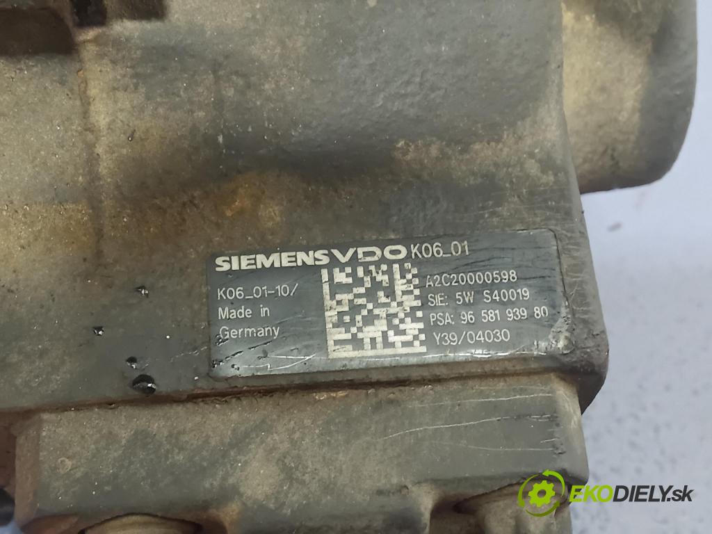 Citroen C5 2005 čerpadlo Injekce: 9658193980