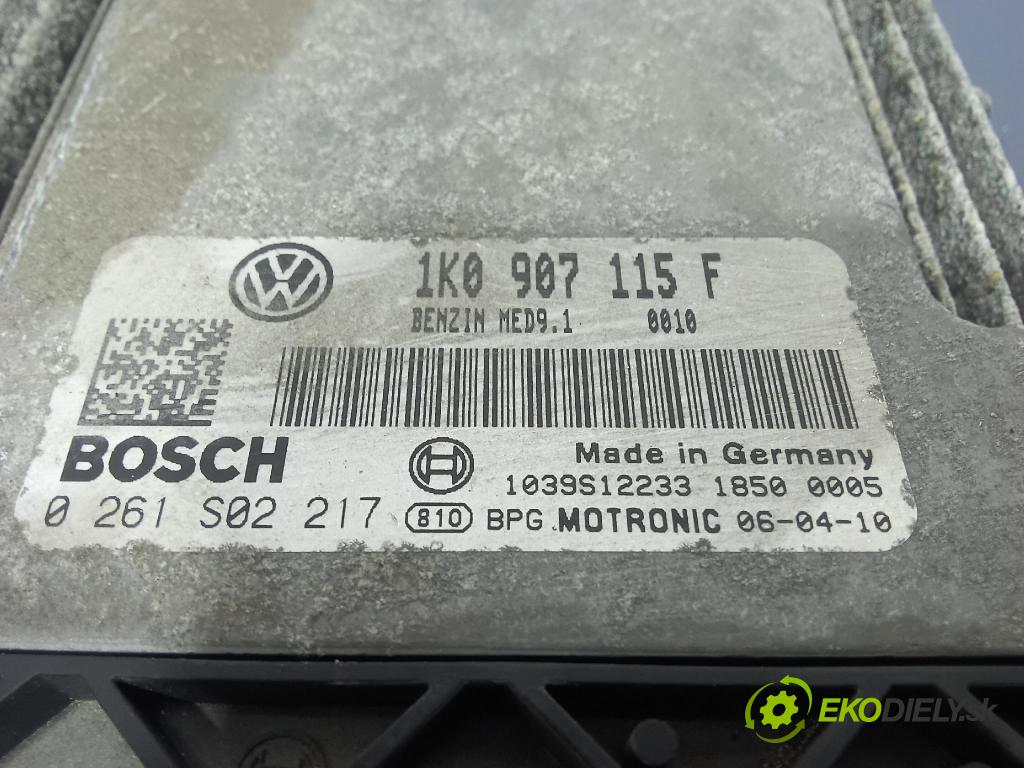 Volkswagen Golf 2006 řídící jednotka Motor: 1K0907115F