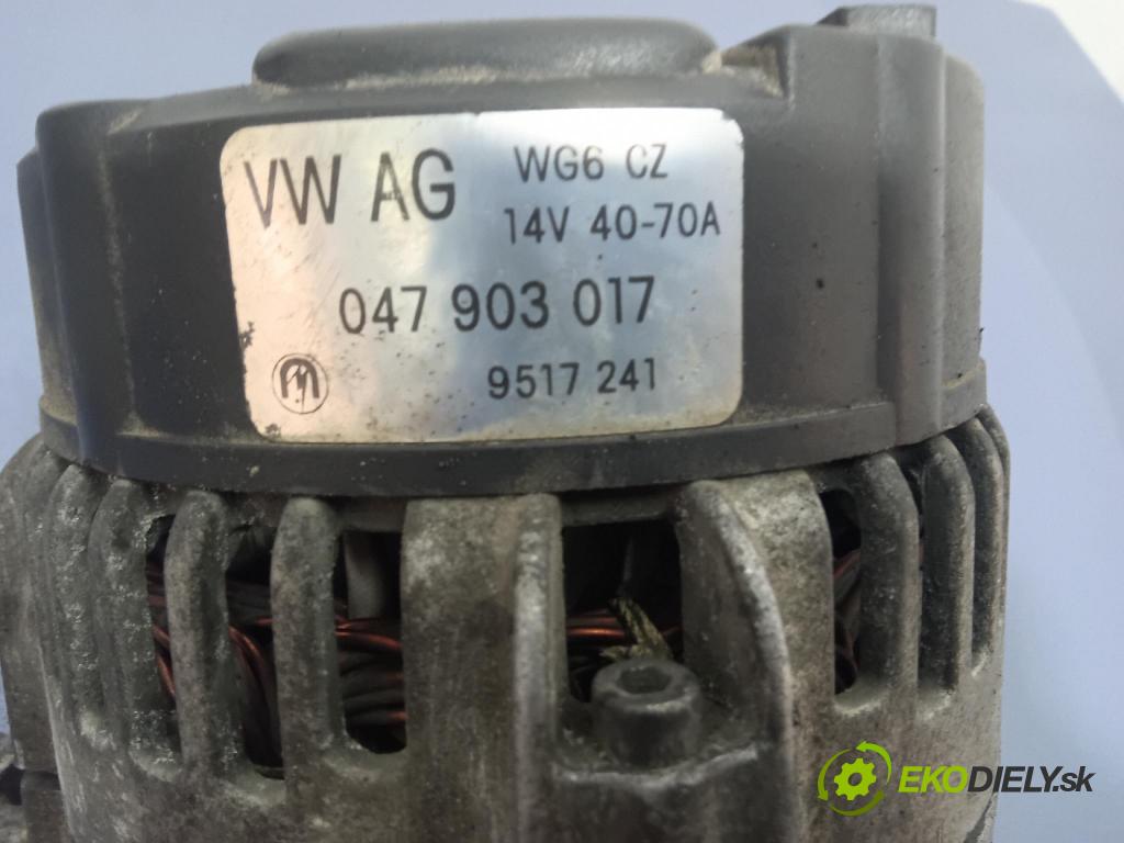 Skoda Fabia 2003 Alternator 047903017