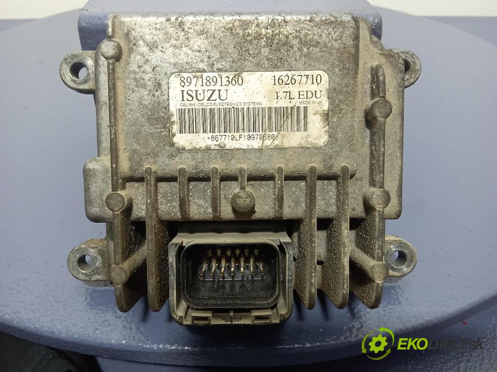 Opel Astra 2001 řídící jednotka 8971891360