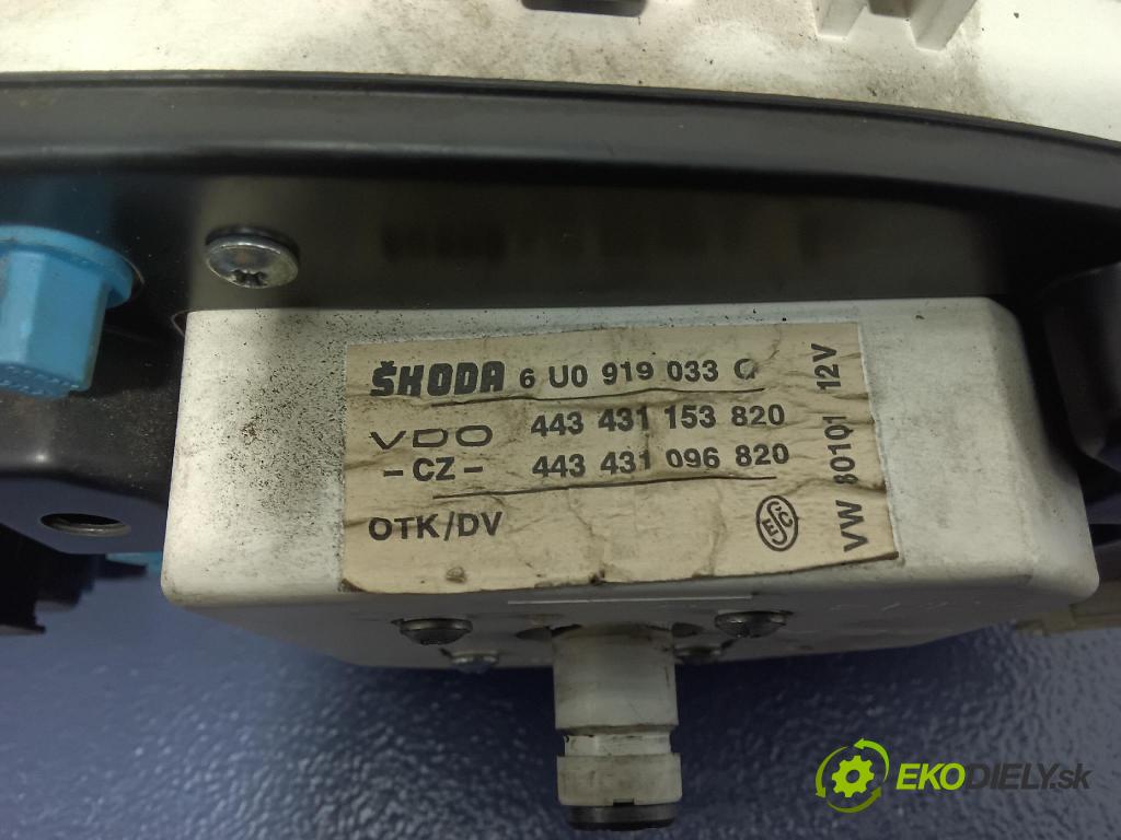 Skoda Felicia 1998 Přístrojová deska 6U0919033G
