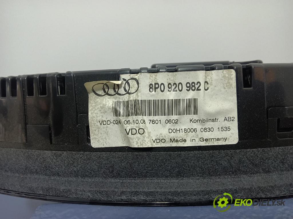 Audi A3 2008 Přístrojová deska 8P0920982C