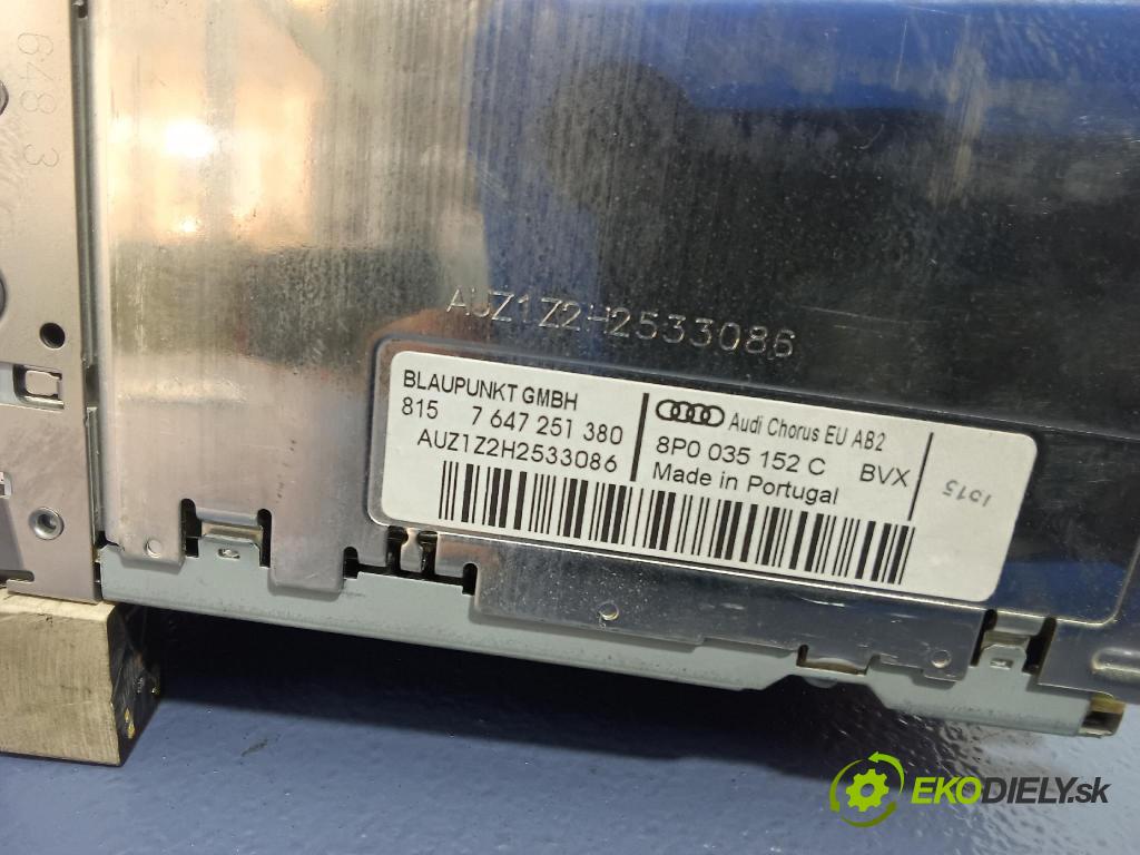 Audi A3 2008 Radio I Navigace: 8P0035152C