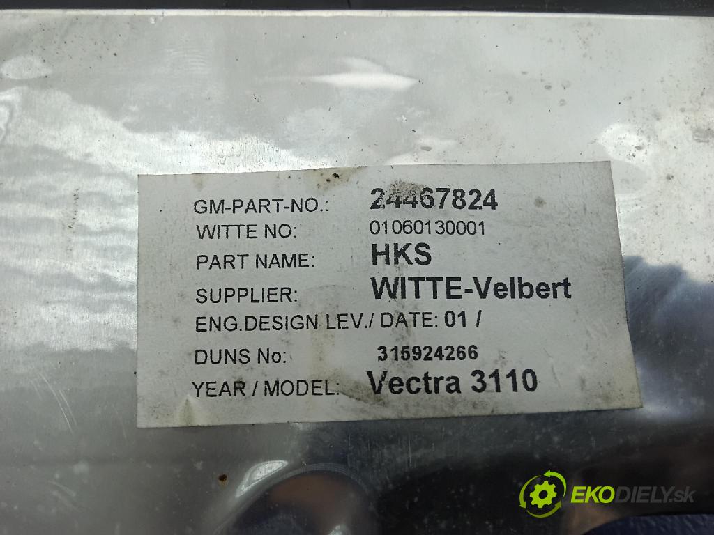 Opel Vectra 2005 zámok Klapky: kufra: 24467824