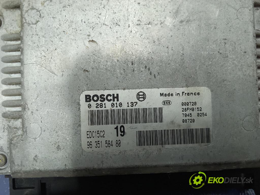 Citroen Xsara picasso 2000 riadiaca jednotka Motor: 9635158480