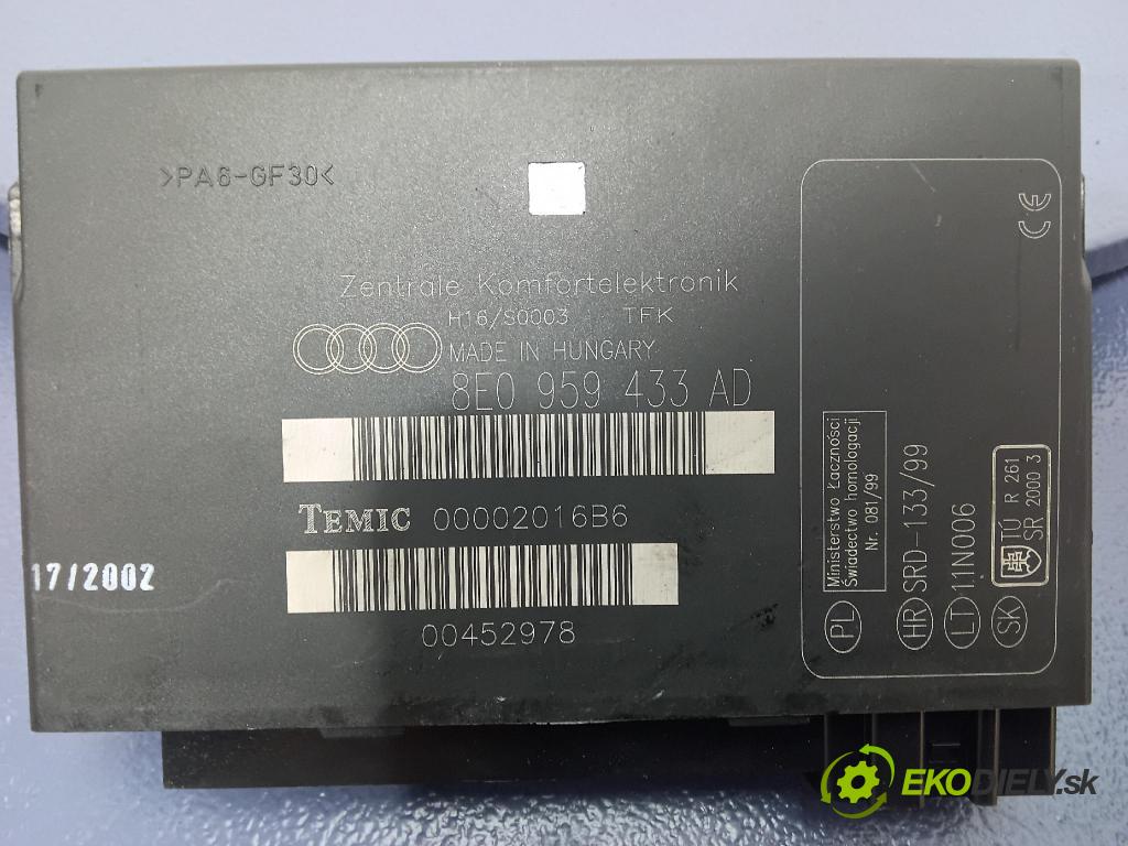 Audi A4 2002 riadiaca jednotka Komfortu 8E0959433AD