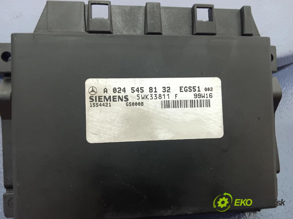 Mercedes-benz 210 1999 riadiaca jednotka skrine A0245458132