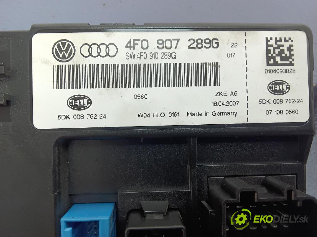 Audi A6 2007 řídící jednotka Komfortu 4F0907289G