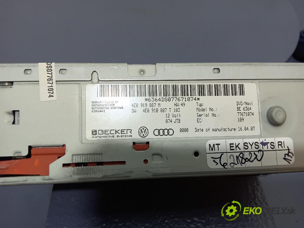 Audi A6 2007 modul Navigace 4F0919887M