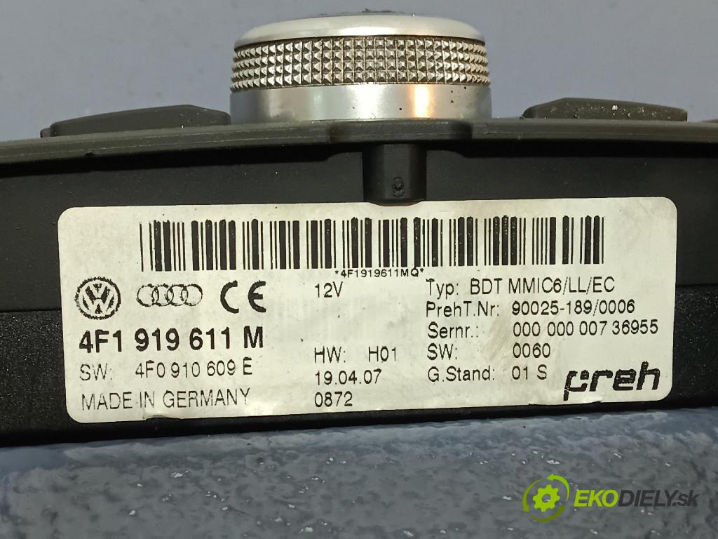 Audi A6 2007 Radio I Navigace: 4F1919611M