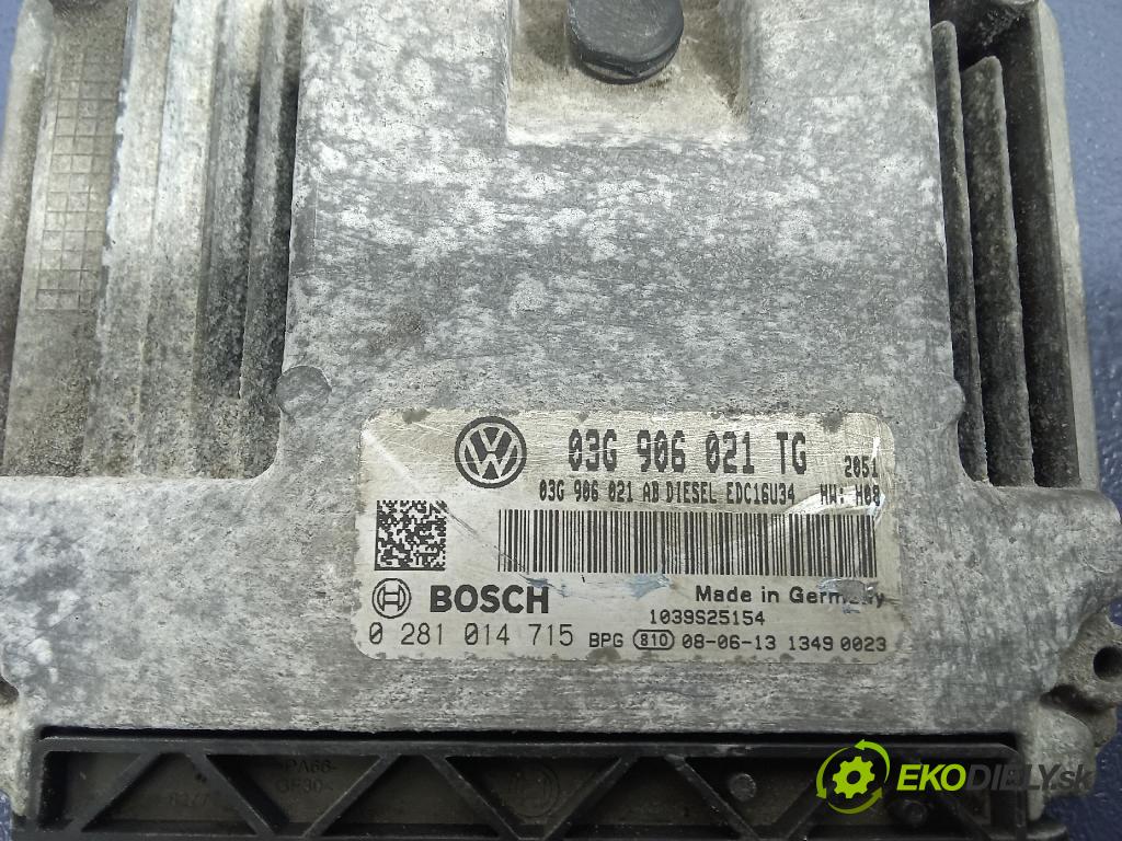 Skoda Octavia 2008 řídící jednotka Motor: 03G906021TG
