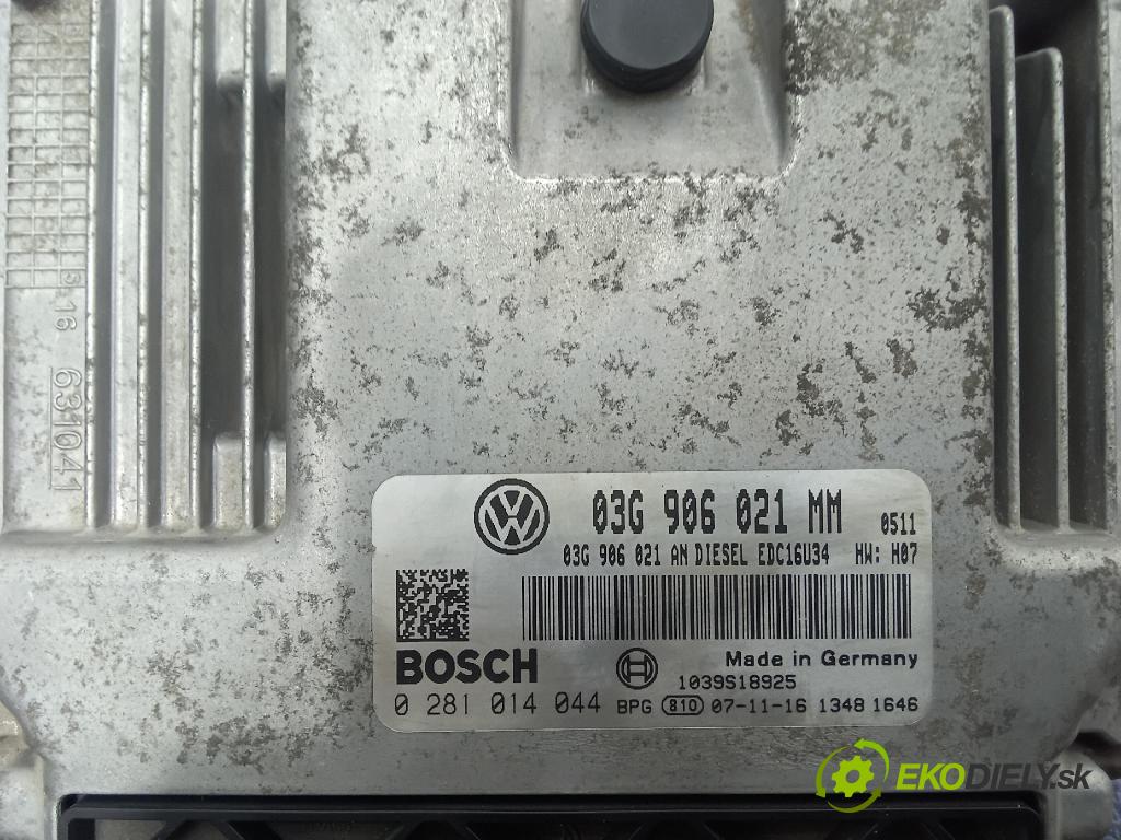Volkswagen Touran 2007 řídící jednotka Motor: 03G906021MM