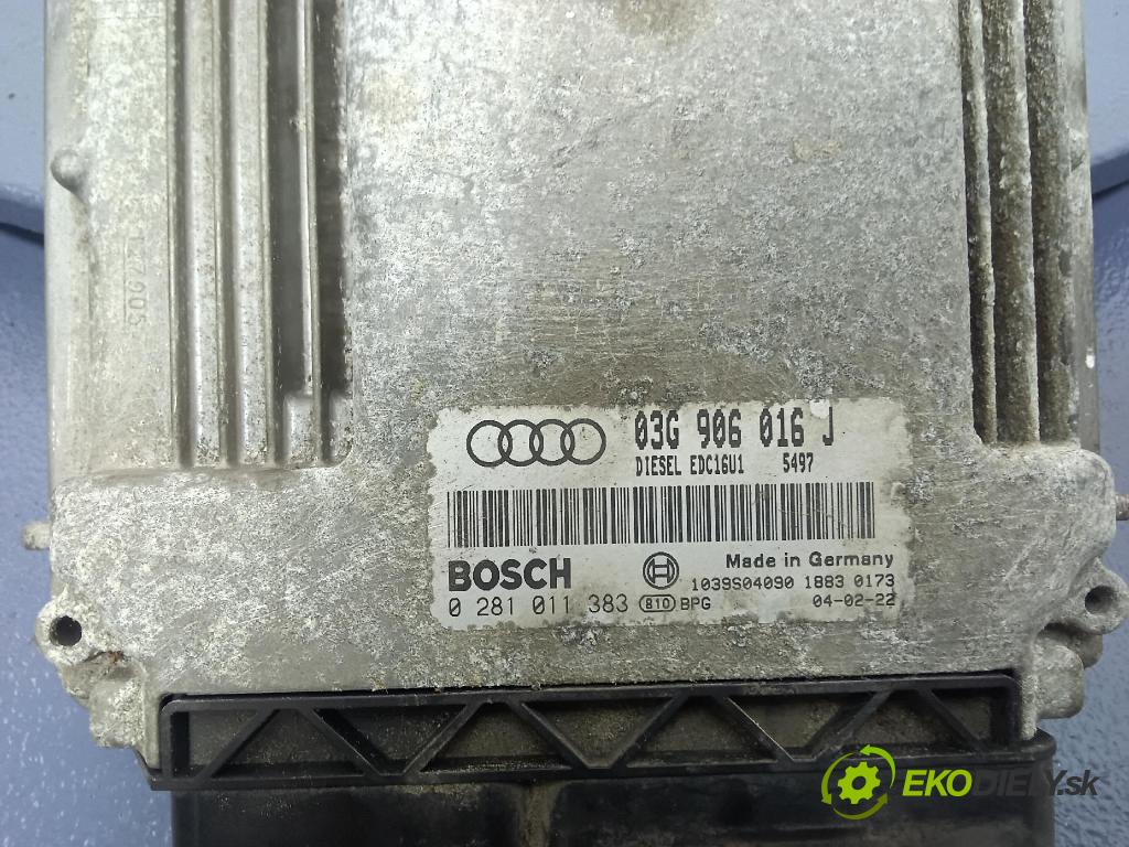 Audi A3 2004 řídící jednotka Motor: 03G906016J
