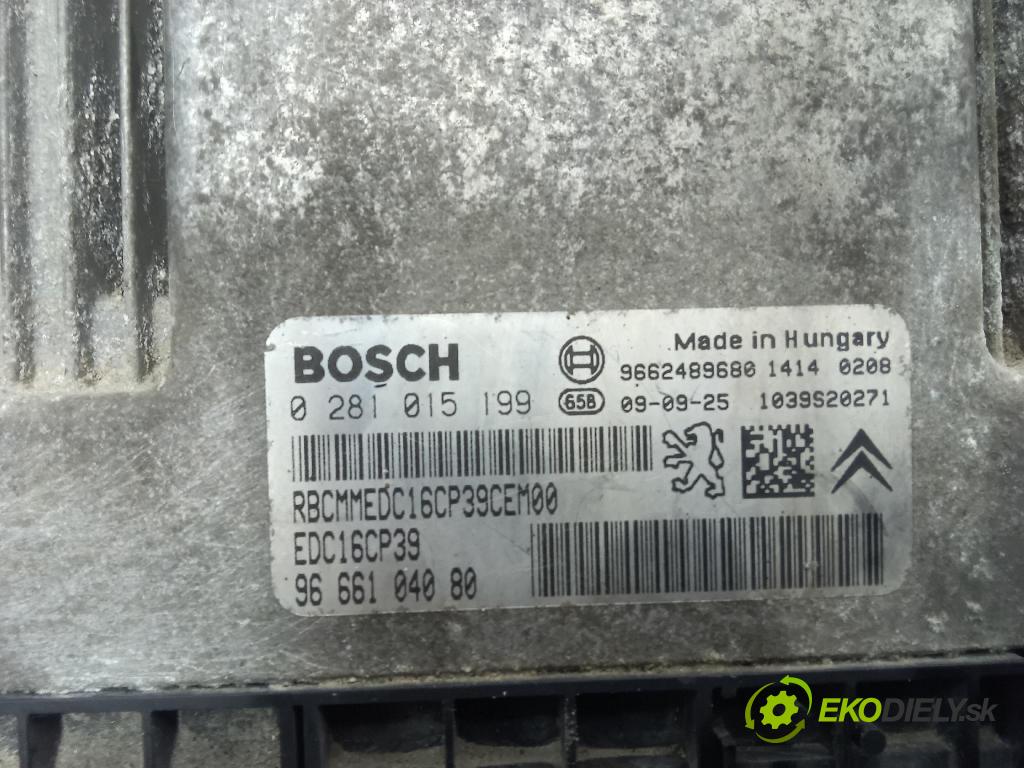 Peugeot 807 2009 riadiaca jednotka Motor: 9666104080